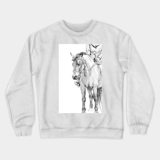 Horse Show Crewneck Sweatshirt by AliScarletAdams